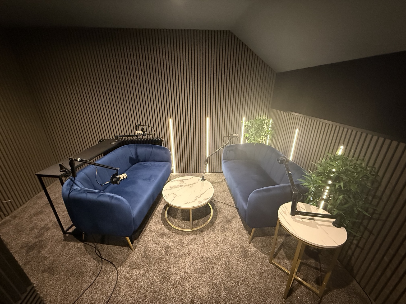 Lounge seating in The Attic